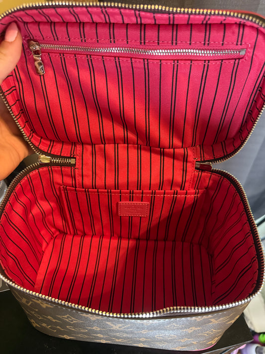 Large Pink Makeup Bag