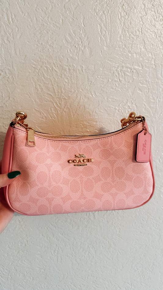 All Pink Shoulder Purse