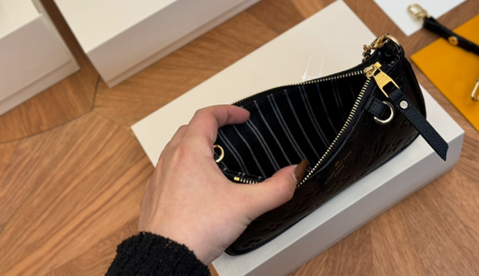 All Black Shoulder Purse